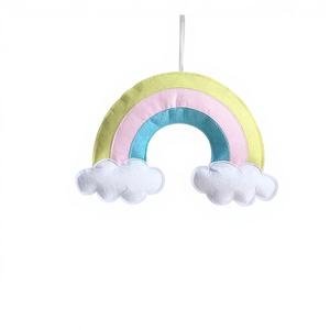 Guirlande Nuage Moderne en Feutre de Polyester à Suspendre pour Anniversaire, Décoration Murale en Corde - Product Image 1