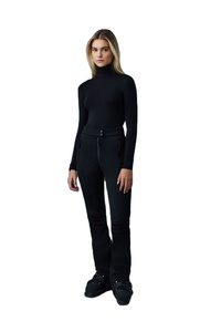 Customized Women's <strong>Softshell</strong> Waterproof Black Solid Winter Woven <strong>Pants</strong> <strong>Ski</strong> <strong>Pants</strong> - Product Image 2