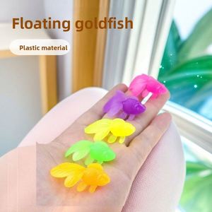 Wholesale Tpr Plastic Colorful Eyeless Model 5 <b>Floating</b> Goldfish Toy <b>Fishing</b> Game Children Water Play Bulk Pack - Product Image 2