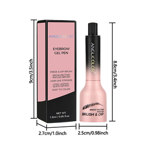 Bút kẻ mày siêu mỏng chống nước, in logo tùy chỉnh, đầu bút bốn ngạnh tạo hiệu ứng lông mày tự nhiên, bút kẻ mày dạng lỏng - Product Image 6