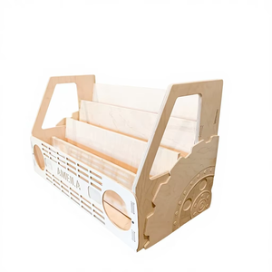 Estantería Moderna de Madera Resistente de Varios Niveles para Libros Infantiles, Organizador de Almacenamiento para Sala de Estar, Estante para Libros y Revistas - Product Image 1