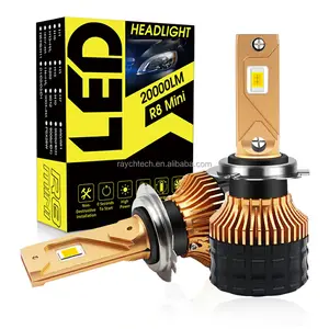 Hochleistungs-R8-Mini-LED-Scheinwerfer für Auto H1 H3 H7 H8 H9 H10 H11 9005 9006 880 881 9012 5202 D1/D2/D3 H4 H13 9004 9007 D4