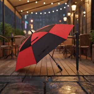 Paraguas de Golf Personalizado de Doble Toldo Largo, Resistente a Tormentas, con Diseño Impreso y Marca, para Hombre, Tamaño Grande, Extra Fuerte - Product Image 1