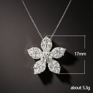 Collar con colgante de flor para mujer, joyería sencilla y moderna, regalo para uso diario - Product Image 3