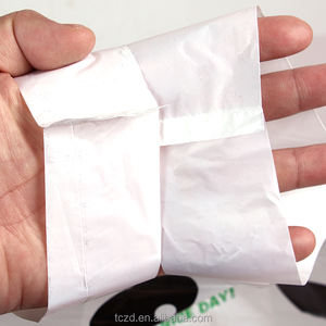 Изготовленные на заказ прочные футболки, пластиковые пакеты для покупок, почтовые пакеты для одежды, спасибо, использование в супермаркете - Product Image 5