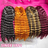 Cabello Humano Virgen Indio 100% Sin Pegamento, Crudo, Sin Procesar, HD para Pelucas al por Mayor, Las Mejores Pelucas de Cabello Humano con Encaje Original