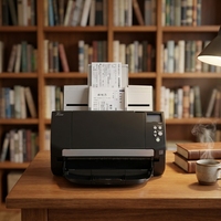 Scanner de documents recto-verso A3 efficace FI-7460, 60 ppm, 120 ipm, CCD 600x600 dpi, USB 3.0, scanner ADF, équipement de bureau professionnel