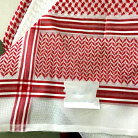 CCY Arabie Saoudite Shemagh 100% Coton Écharpe Neutre Haute Qualité 80S/2 Coton Écharpe Shemagh pour Hommes Shmagh Yashmagh Arabie Saoudite