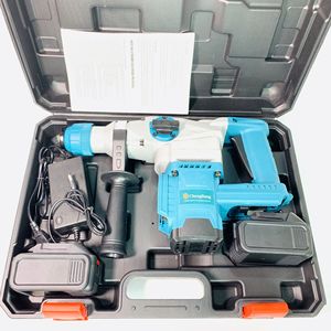 Martillo Demoledor Inalámbrico de Alta Potencia con Batería de Litio, Martillo Perforador Recargable de 28 mm para Demolición de Concreto - Product Image 2