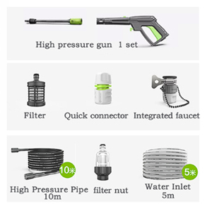 Nettoyeur haute pression portable pour usage domestique et commercial, 220V, 2,5KW, 2755 PSI, 10 LPM, pour le lavage de voitures - Product Image 4