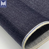 Tissu Denim Japonais Selvedge Épais 15-16 oz, 100% Coton Brut 14