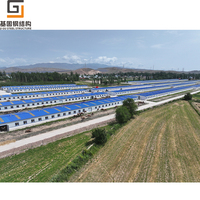 Poulailler de luxe léger et élégant en structure acier durable pour fermes avicoles pastorales et zones de glamping
