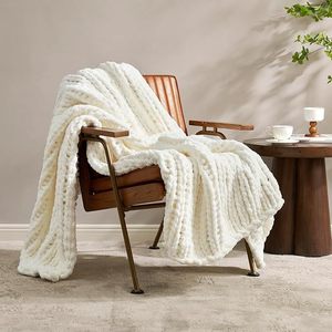 <span class=keywords><strong>Plaid</strong></span> de canapé en chenille tricoté main, style européen-américain, en fil épais, pour la décoration intérieure - Product Image 2