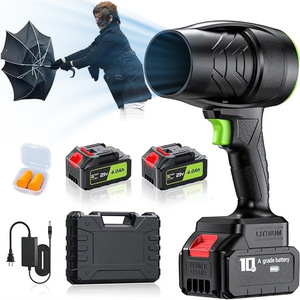 Soplador de Plástico Inalámbrico de Alta Potencia para Uso en Exteriores / Soplador de Mano de 21V / Funciona con Batería - Product Image 2
