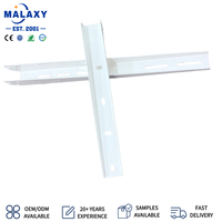 Support mural universel robuste pour climatiseur Malaxy, en acier inoxydable 304, pour unité de climatisation extérieure