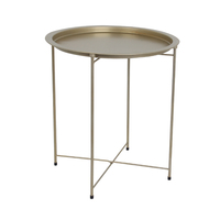 Table basse pliante en métal au design moderne pour salon, meubles de maison en provenance de Chine KC-T0508