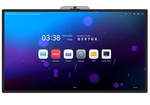 หน้าจอ LCD ขนาด 65/75/86 นิ้ว 4K แบบ Optical Bonding หน้าจอสัมผัสแบบ Capacitive 40 จุด แรม 16GB พื้นที่เก็บข้อมูล 256GB ระบบปฏิบัติการ Android/Windows แบบอินเทอร์แอคทีฟ - Product Image 2