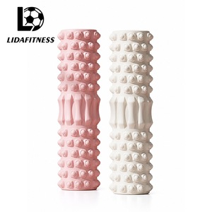 Tubo Massaggiante in Schiuma EVA ad Alta Densità con Punte per Rilascio Muscolare, Yoga, Fitness, Alleviamento del Dolore a Polpacci e Schiena, Recupero Sportivo - Product Image 1