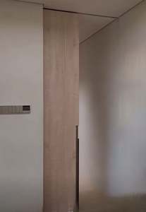 Puerta Corredera Empotrada en la Pared, Cierre Suave, Puerta Interior que Ahorra Espacio, Puerta Oculta - Product Image 6