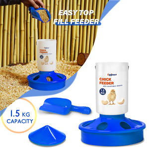 Set Mangiatoia e Abbeveratoio Sospeso per Pulcini, Set Alimentatore e Abbeveratoio per Pollaio - Product Image 2