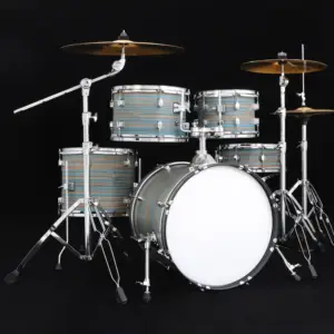 Hot Selling Mini Jazz Houten Volwassen Drum Kit Professionele Percussie Instrument Vijf Drums Drie Bekkens Jazz Drum Set