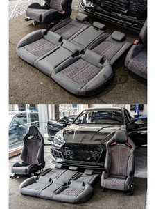 Sièges baquet de course YLD universels inclinables noirs, style nouveau design, pour côté gauche et droit, sièges de voiture modifiés - Product Image 5