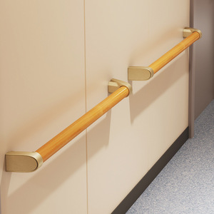 Rampe de sécurité murale en bois massif pour salle de bain et toilettes, pour personnes âgées, support de couloir MRD-FS15, capacité de charge 300 Jin - Product Image 1