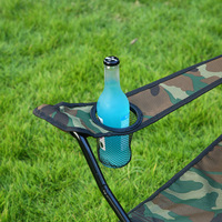 Chaise de camping pliable moderne en tissu Oxford noir de 31,5 pouces, légère, pour le camping en plein air, la randonnée, les voyages, la salle de sport, le travail, la pêche
