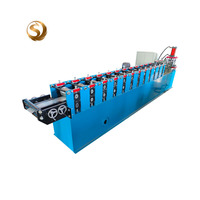 Machine à rouler les plaques en aluminium pour lattes d'extrémité de porte à enroulement modèle 102-134