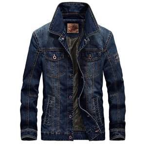 Giacca da <span class=keywords><strong>Uomo</strong></span> in Jeans Denim <span class=keywords><strong>Blu</strong></span> di Ultimo Design Personalizzata e all'Ingrosso dal Produttore - Product Image 5
