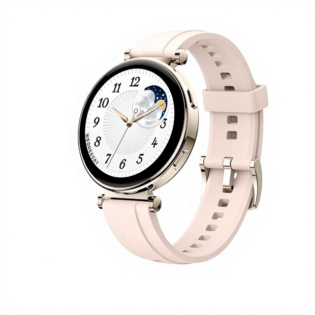Women's Smartwatch with Calling Heart Rate & Blood Oxygen Monitor AMOLED Display Waterproof 3 ATM Magnetic Charging