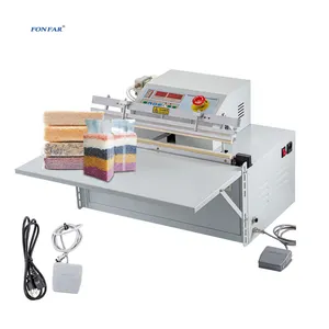 High Efficiency External Pumping Air Flushing Bag Film Vacuum Packing Sealing Machine With Low Price