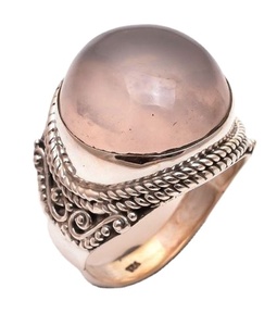 Paraiso Certified IGI Natural Gemstone <b>Rose</b> <b>Quartz</b> Bezel Setting Classic 925 Sterling Silver Handmade Jewelry Wholesale Factory - Product Image 3
