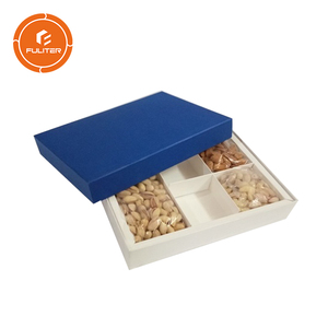 Boîte en carton personnalisée avec base et couvercle pliables pour le stockage de fruits secs, noix, chocolat, dattes, noisettes - Product Image 2