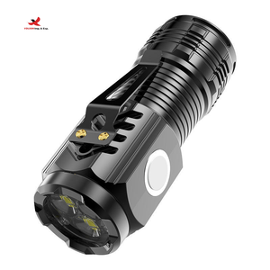 Mini lampe torche solaire rechargeable AA, étanche IP65, portable USB, multifonction, pour survie en extérieur et situations d'urgence - Product Image 1