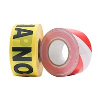 Avertissement de Logo sans adhésion bande d'avertissement personnalisée jaune PE barrière