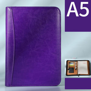 ขายดีที่สุด6แหวน A6 Epi หนังแหวนเครื่องผูกเป็นวาระการวางแผนของแหวนผูกพันใบบินกับผู้ถือบัตรที่มี - Product Image 3