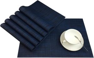 Sets <span class=keywords><strong>de</strong></span> table carrés en plastique écologiques lavables personnalisés à thème <span class=keywords><strong>de</strong></span> Noël occidental <span class=keywords><strong>flocon</strong></span> <span class=keywords><strong>de</strong></span> neige - Product Image 3