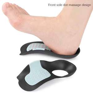 Sol dalam penopang lengkungan kaki ortopedi, sisipan perawatan kaki Plantar Fasciitis bantuan lengkungan tinggi dukungan lengkungan tinggi uniseks bantalan sepatu - Product Image 6