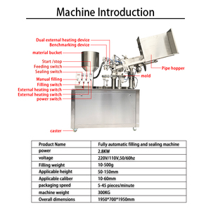 Máquina Selladora Automática <span class=keywords><strong>de</strong></span> Tubos <span class=keywords><strong>de</strong></span> Plástico <span class=keywords><strong>de</strong></span> Alta Velocidad 200ml, Alta Precisión, Bajo Ruido, Directo <span class=keywords><strong>de</strong></span> Fábrica, para Envasado <span class=keywords><strong>de</strong></span> Pasta Dental y Cosméticos - Product Image 2