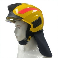 Casque de pompier européen intégral à double visière, résistant aux flammes, pour la lutte contre les incendies et les secours