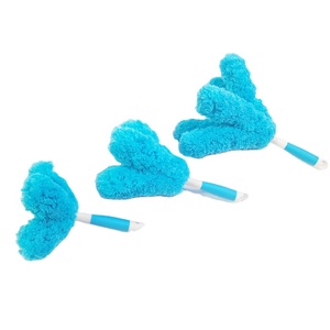 ESD microfiber cobweb Quạt trần Khăn lau bụi có thể uốn cong với cực mở rộng để làm sạch máy ảnh CCTV và ứng dụng làm sạch bụi - Product Image 1