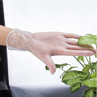 Commande en gros prix boîte à gants en vinyle non stérile gants en vinyle jetables sans poudre de qualité alimentaire 100 pièces par boîte pour la transformation des aliments