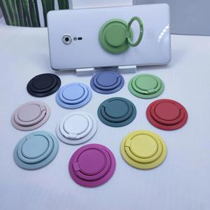 Novelty Gifts Car Magnetic Mobile <b>Phone</b> <b>Ring</b> <b>Holder</b> Painted Adhesive Disc Buckle Accessory Material - Product Image 3