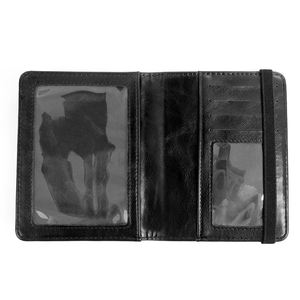 Cartera para Pasaporte con Tarjetero, Funda de Cuero PU para Pasaporte con Logotipo Impreso, Fundas para Tarjetas, Tarjetero - Product Image 4