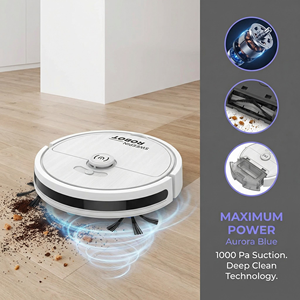 Aspiradora Robótica Húmeda y Seca, Recién Llegada, para Limpieza de Pisos de Apartamentos, Bajo Nivel de Ruido, Uso Doméstico - Product Image 4