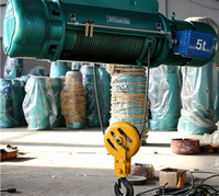 Mini palan électrique silencieux à câble métallique 20 tonnes 12 m CD pour levage de marchandises en entrepôt