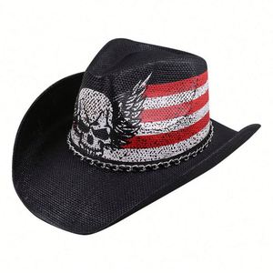 Sombrero Vaquero Clásico Ecológico con Ala Moldeable para Adultos, Unisex, para Viajes y Actividades al Aire Libre, para las Cuatro Estaciones - Product Image 4