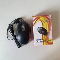Penjualan laris Mouse optik Mini berkabel murah Mouse Gaming berkabel Usb Mouse bercahaya kecil Led komputer A20