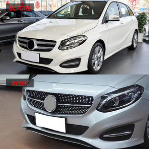 กระจังหน้า Mercedes-Benz B-Class W246 ลาย Starry Sky สำหรับรุ่นปี 2015-2019 วัสดุ ABS - Product Image 2